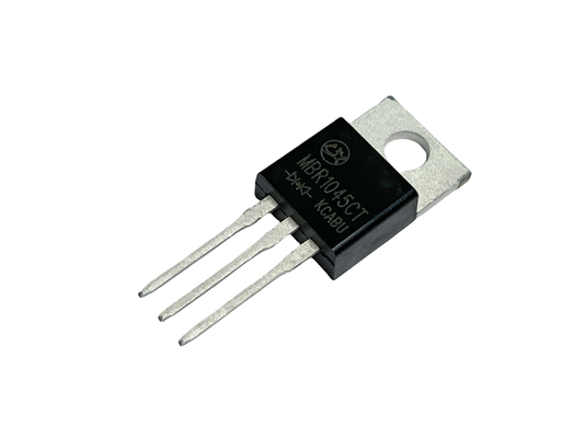 10A45V MBR1045CT ولتاژ جلو پایین VF دیود های مانع شوتکی برای آداپتور