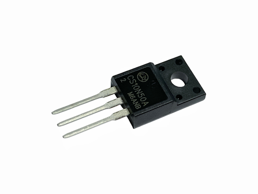 10A500V ولتاژ بالا مقاومت پایین MOSFET بهره وری و دوام بهبود یافته برای تبدیل قدرت