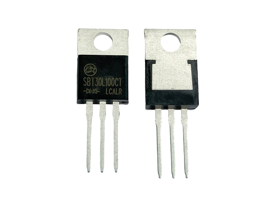 30A100V SBT30L100CT ولتاژ پایین جلو Schottky برای واحدهای تامین برق TO-220AB