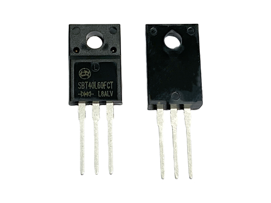 40A60V SBT40L60FCT واحد های منبع برق دیودهای Schottky VF پایین TO-220F