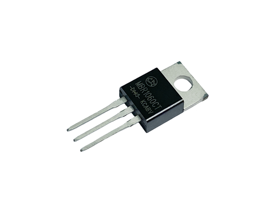 10A60V MBR1060CT ولتاژ پایین جلو افت دیود های مانع شوتکی برای راه حل روشنایی