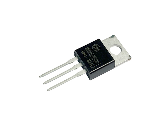 60A150V TO-220AB دیود های موانع Schottky با سرعت تغییر سریع MBR60150CT