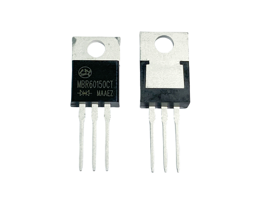 60A150V TO-220AB دیود های موانع Schottky با سرعت تغییر سریع MBR60150CT