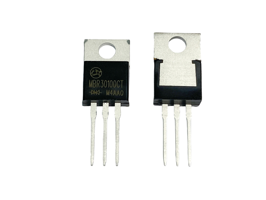 دیودهای Schottky 30A100V MBR30100CT VF پایین با جریان اشباع معکوس بالا