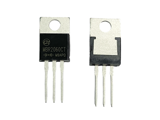 دیود های موانع 20A60V MBR2060CT Schottky با ولتاژ پایین VF