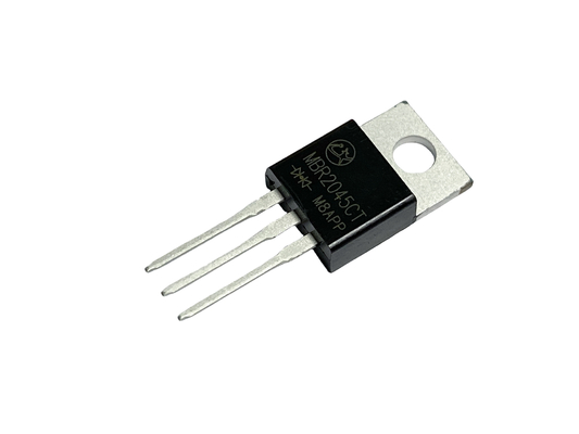 دیود های مانع 20A45V MBR2045CT Schottky برای روشنایی LED و آداپتورها