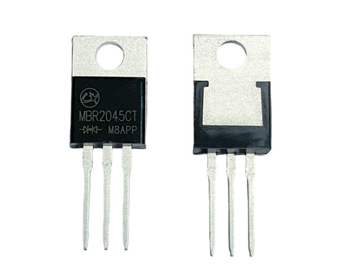 دیود های مانع 20A45V MBR2045CT Schottky برای روشنایی LED و آداپتورها
