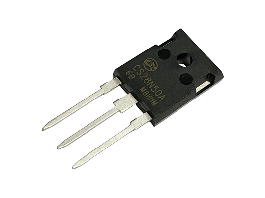 28A500V CS28N50A6 MOSFET ولتاژ قطع بالا برای منبع برق حالت سوئیچ