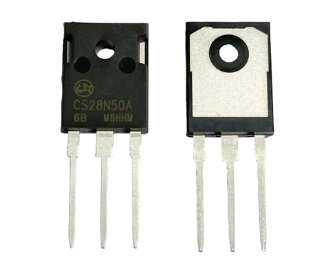 28A500V CS28N50A6 MOSFET ولتاژ قطع بالا برای منبع برق حالت سوئیچ