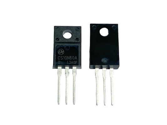 10A600V CS10N60A2 TO-220F کنترل موتور با مقاومت پایین ولتاژ بالا Mosfet برای صنعتی