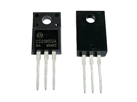 20A500V MOSFET ولتاژ بالا نوع N CS20N50A8 TO-220F برای منابع برق