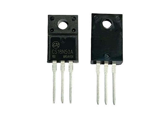 18A500V CS18N50A8 TO-220F فریم ضخیم ولتاژ بالا Mosfet برای تامین برق بدون وقفه