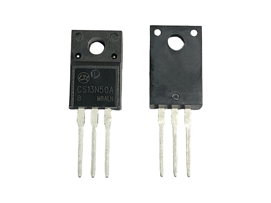 13A500V CS13N50A8 TO-220F قاب ضخیم ولتاژ بالا Mosfet مقاومت کم ON