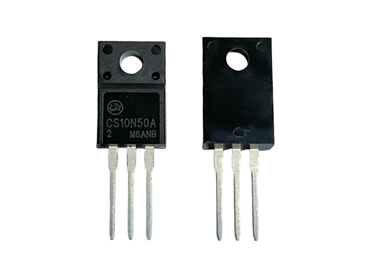 10A500V ولتاژ بالا مقاومت پایین MOSFET بهره وری و دوام بهبود یافته برای تبدیل قدرت