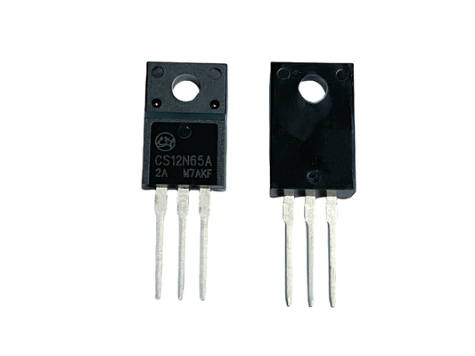 12A650V ولتاژ بالا MOSFET مقاومت پایین برای آداپتور CS12N65A2 به 220F