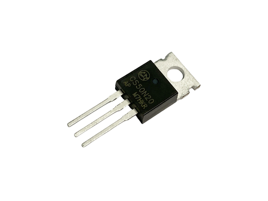 50200V CS50N20AP MOSFET ولتاژ قطع بالا ولتاژ پایین Ciss مدار سوئیچ قدرت برای برنامه های آداپتور و شارژر