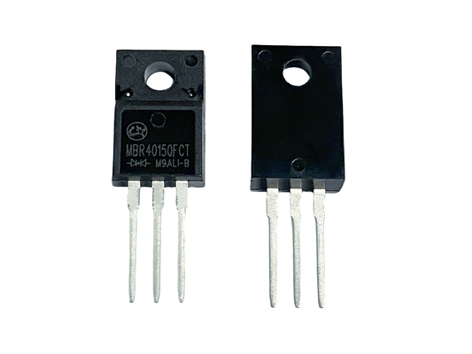 دیودهای 40A150V Schottky کاهش ولتاژ پایین برای عملکرد بهینه MBR40150FCT