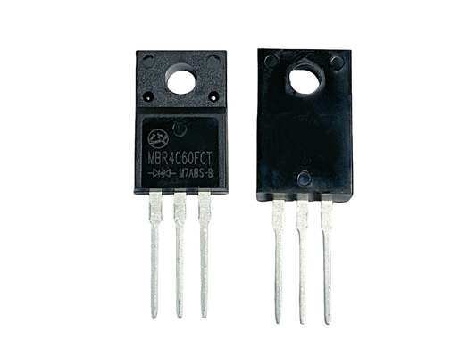 دیود های خنثی 40A60V با ولتاژ پایین برای منبع برق کوچک حالت سوئیچ MBR4060FCT