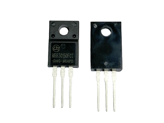 30A150V جریان بالا و ولتاژ دیود های Schottky برای منابع برق MBR30150FCT
