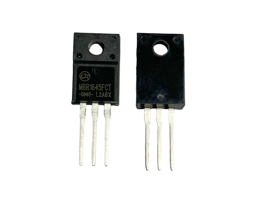 16A450V منبع برق سوئیچینگ فرکانس بالا دیود های موانع Schottky برای کنورتر DC / DC در هواپیما MBR1645FCT