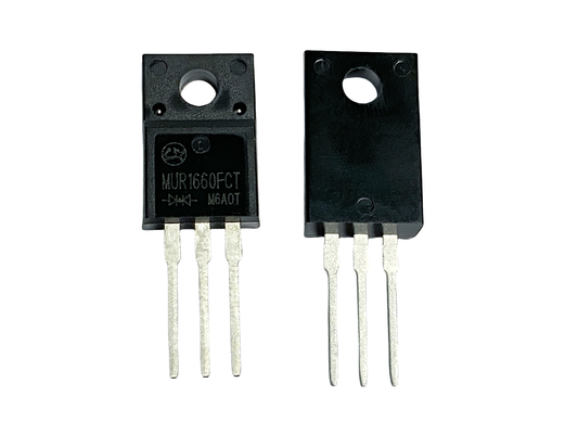 16A600V دیود های بازیابی سریع برای پیکربندی پنل خورشیدی MUR1660FCT