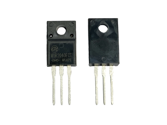 دیود های بازیابی 20A400V با زمان بازیابی معکوس بسیار کوتاه MUR2040FCT
