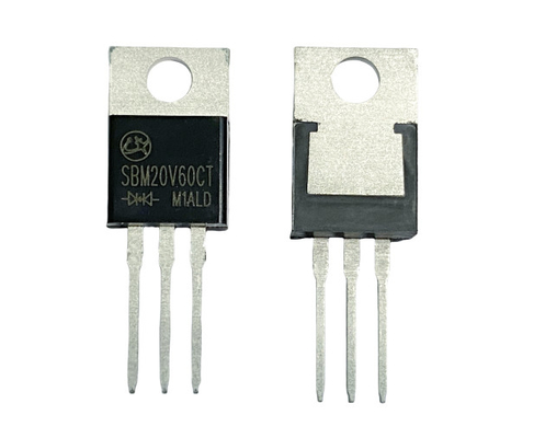 سرعت تغییر دیودهای Schottky VF پایین برای روشنایی LED SBM20V60CT ROHS