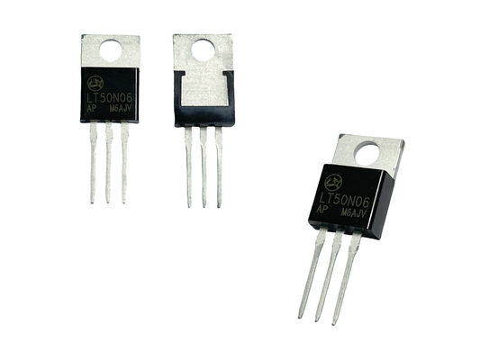 TO-220AB کم Vgs Mosfet کارایی سیستم بهبود یافته